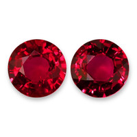 1.69 Ct.Tw.Total Carat Weight Ruby Pair from Mozambique Video