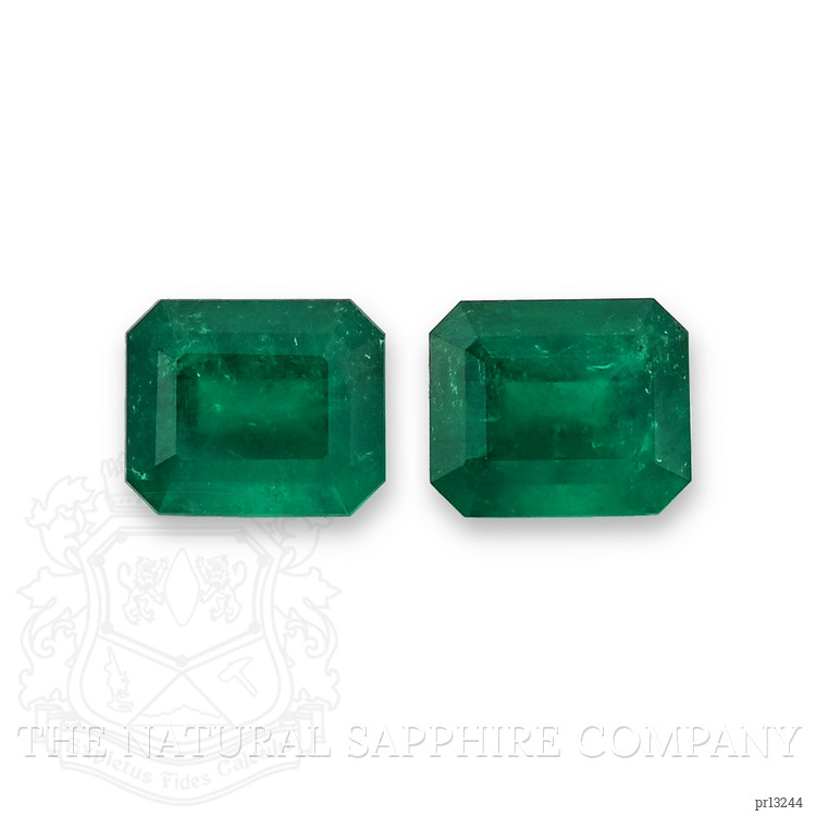 4.12 Ct.Tw. Emerald Pair from Colombia