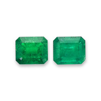 4.88&nbsp;Ct.Tw.Total Carat Weight Emerald Pair from Colombia Video