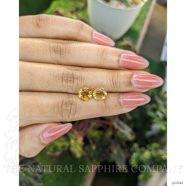 3.20 Ct.Tw. Citrine Pair from Brazil