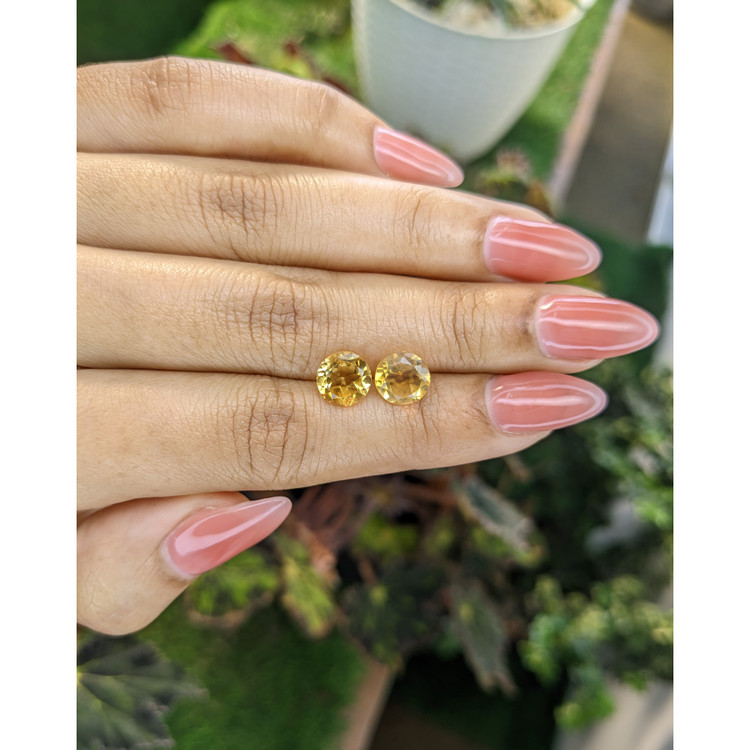 3.20 Ct.Tw. Citrine Pair from Brazil