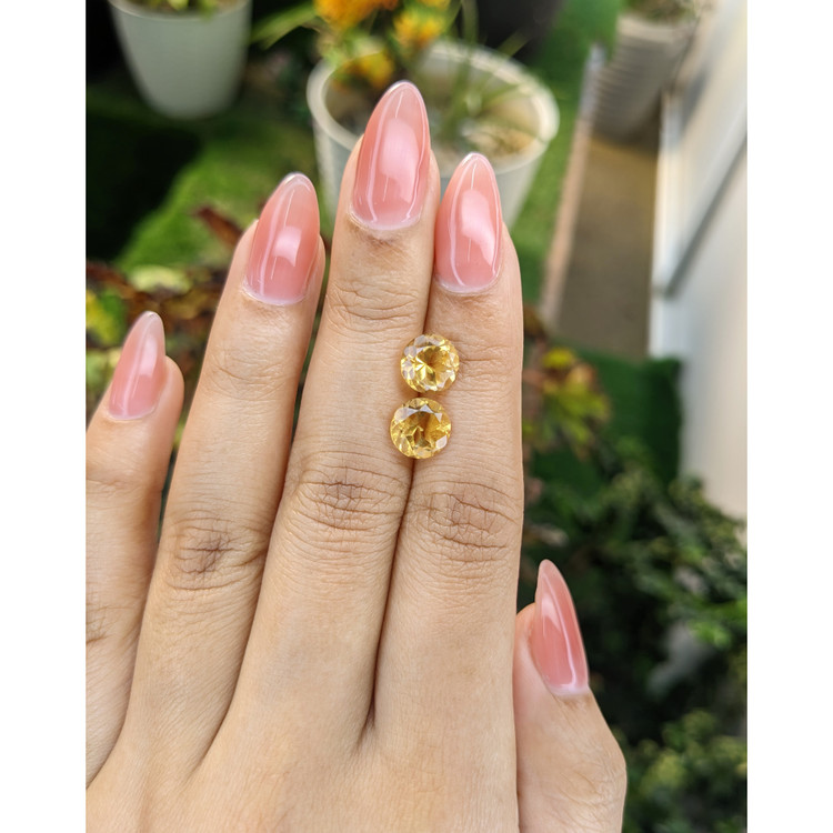 3.60 Ct.Tw. Citrine Pair from Brazil