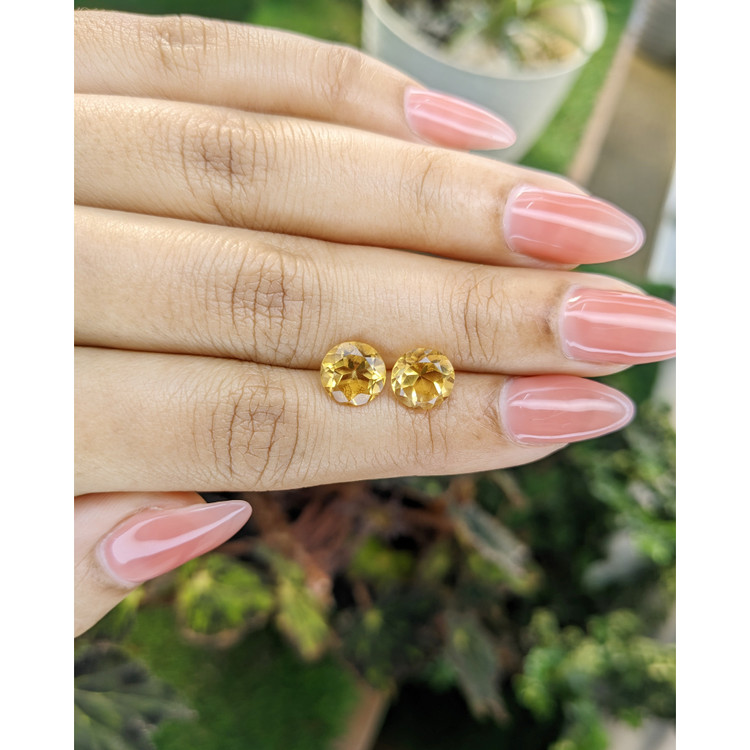 3.60 Ct.Tw. Citrine Pair from Brazil