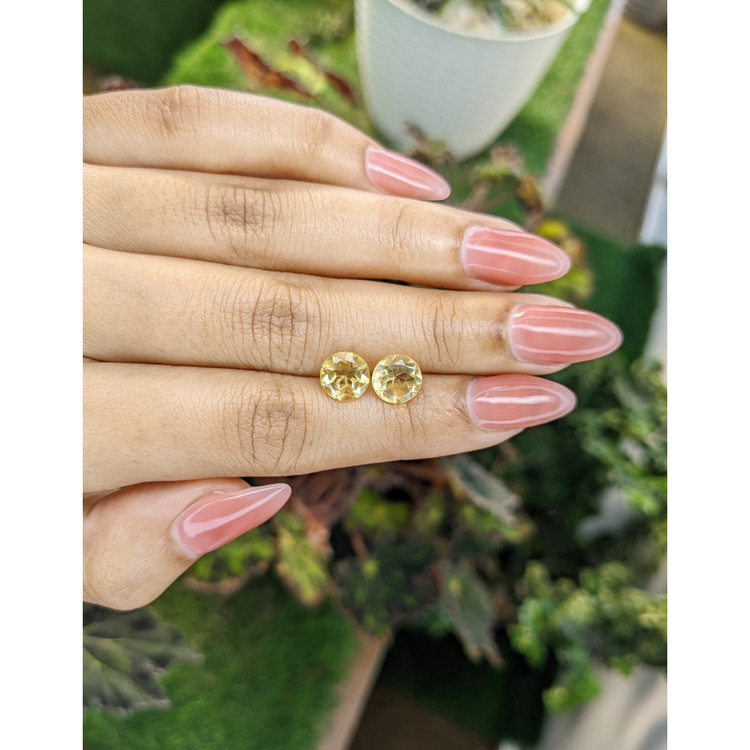 3.00 Ct.Tw. Citrine Pair from Brazil