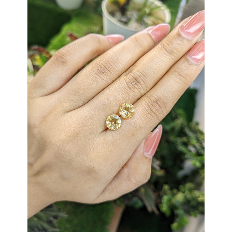3.50 Ct.Tw. Citrine Pair from Brazil