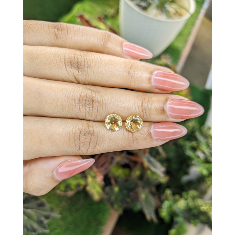 3.50 Ct.Tw. Citrine Pair from Brazil