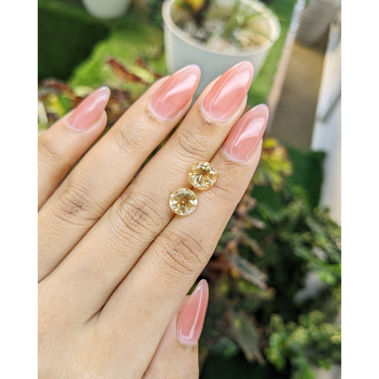 3.50 Ct.Tw. Citrine Pair from Brazil