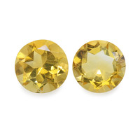 3.36 Ct.Tw. Round Citrine Pair