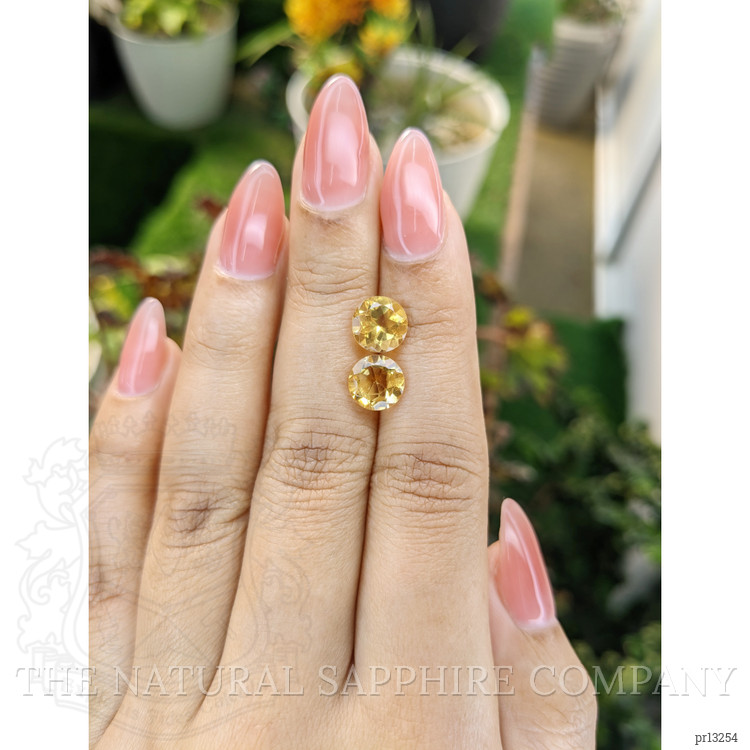 3.36 Ct.Tw. Citrine Pair from Brazil