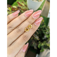 3.36&nbsp;Ct.Tw.Total Carat Weight Citrine Pair from Brazil Life Style