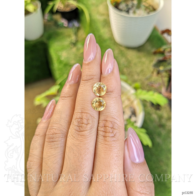 3.38 Ct.Tw. Citrine Pair from Brazil