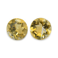 3.73 Ct.Tw. Round Citrine Pair