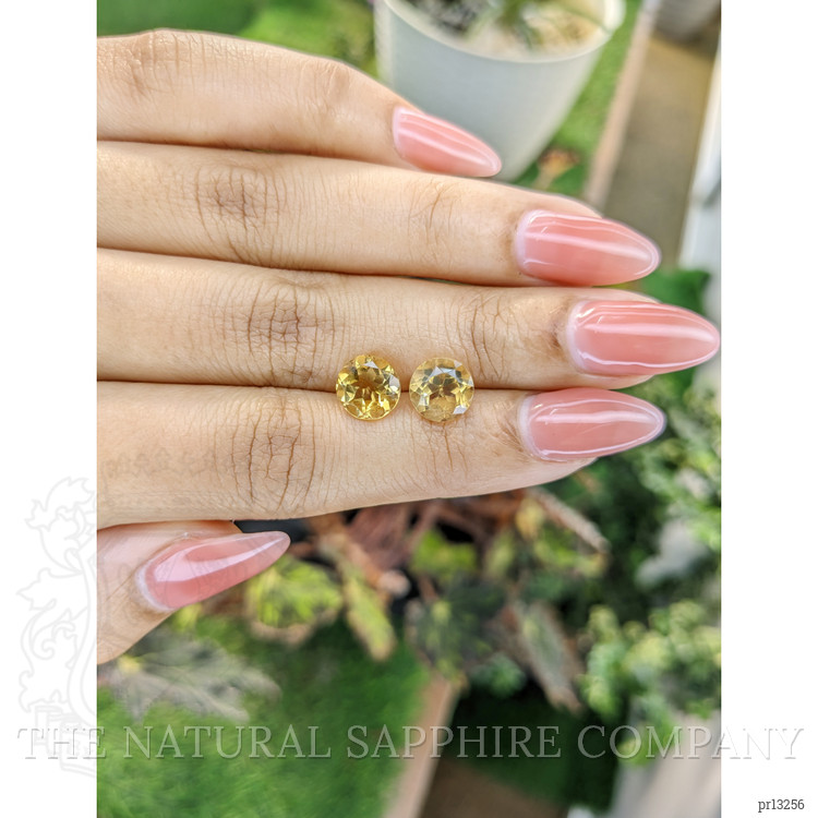 3.73 Ct.Tw. Citrine Pair from Brazil