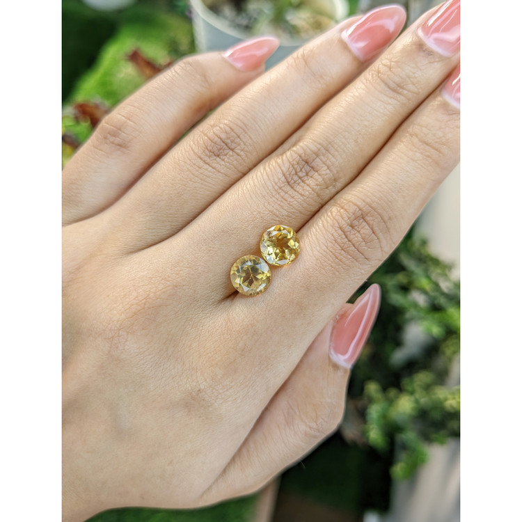 3.73 Ct.Tw. Citrine Pair from Brazil