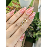 2.92&nbsp;Ct.Tw.Total Carat Weight Citrine Pair from Brazil Life Style