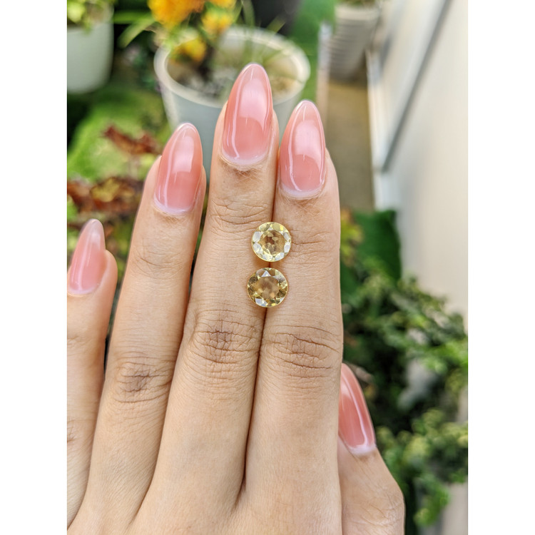 2.92 Ct.Tw. Citrine Pair from Brazil