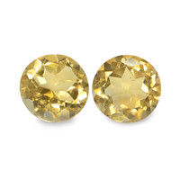 3.18 Ct.Tw. Round Citrine Pair