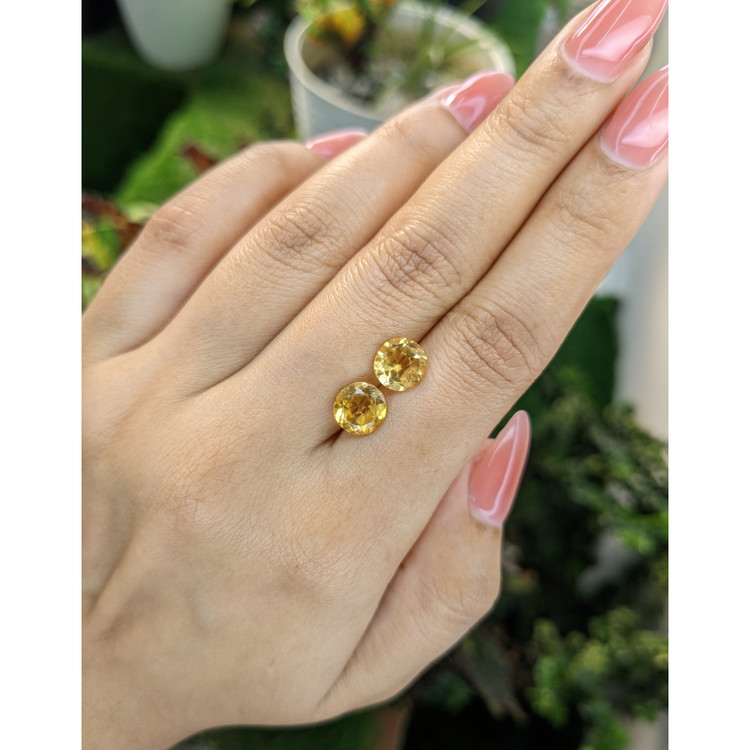 3.18 Ct.Tw. Citrine Pair from Brazil