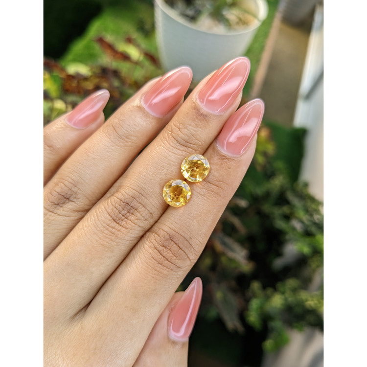 3.18 Ct.Tw. Citrine Pair from Brazil