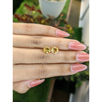 3.02&nbsp;Ct.Tw.Total Carat Weight Citrine Pair from Brazil Life Style