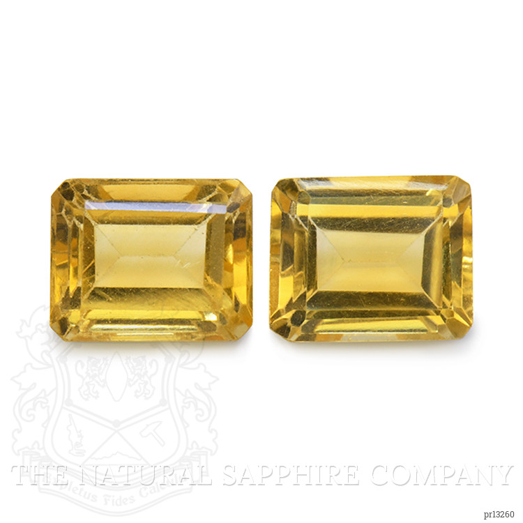 7.31 Ct.Tw. Citrine Pair from Brazil
