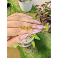 7.31 Ct.Tw.Total Carat Weight Citrine Pair from Brazil Life Style