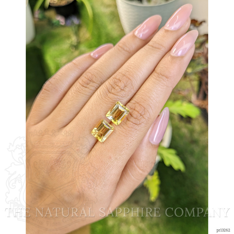 5.81 Ct.Tw. Citrine Pair from Brazil