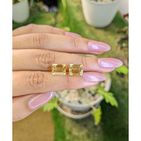 5.81 Ct.Tw.Total Carat Weight Citrine Pair from Brazil Life Style