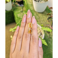 5.39&nbsp;Ct.Tw.Total Carat Weight Citrine Pair from Brazil Life Style