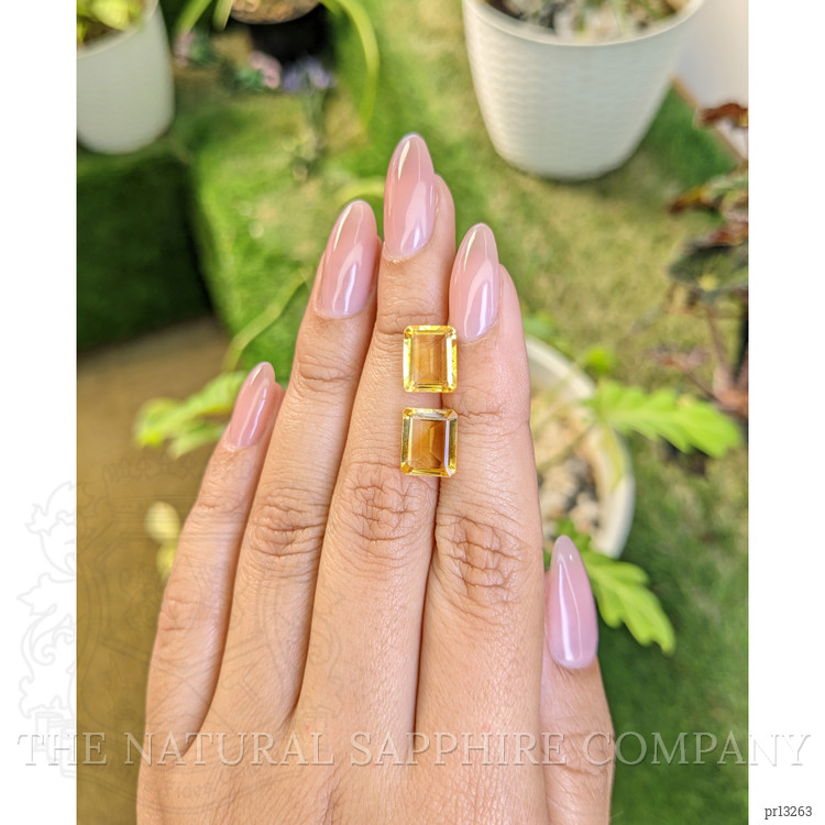 5.39 Ct.Tw. Citrine Pair from Brazil