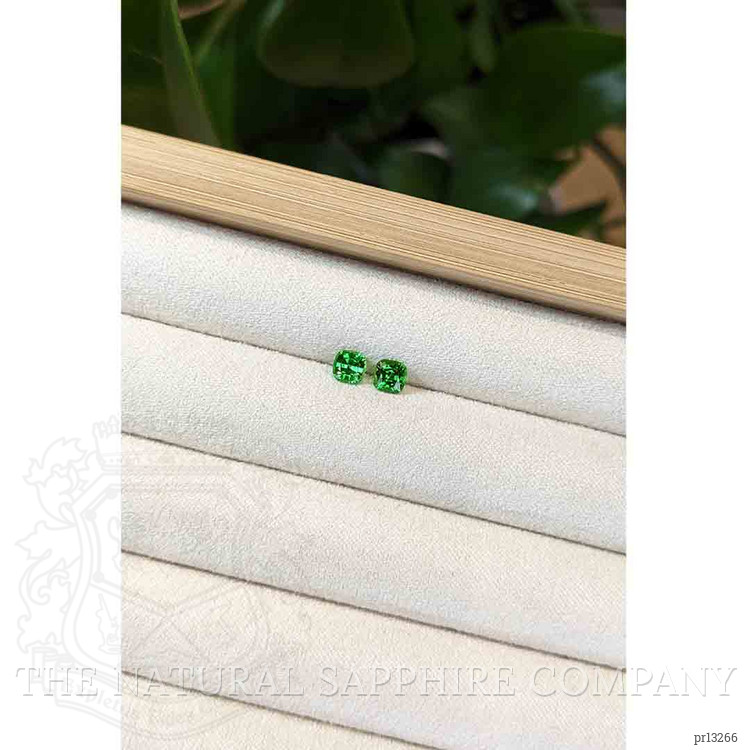 1.03 Ct.Tw. Tsavorite Garnet Pair from Tanzania