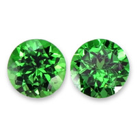 1.23 Ct.Tw.Total Carat Weight Tsavorite Garnet Pair from Kenya Video