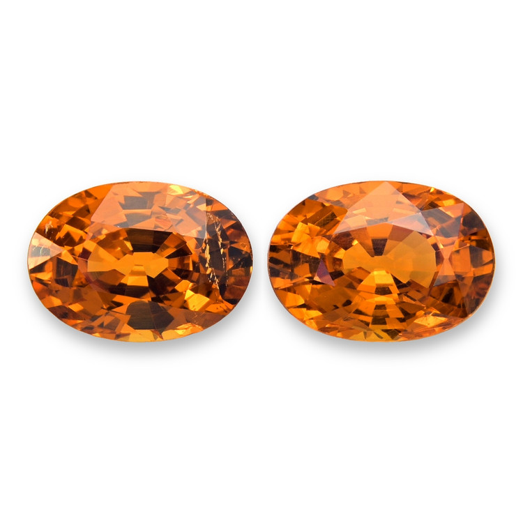 2.22 Ct.Tw. Spessartite Garnet Pair from Nigeria