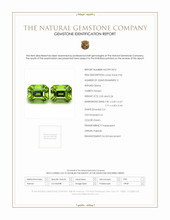4.51 Ct.Tw.Total Carat Weight Green Peridot Pair from Pakistan Scan Report