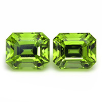 4.51 Ct.Tw.Total Carat Weight Peridot Pair from Pakistan Video