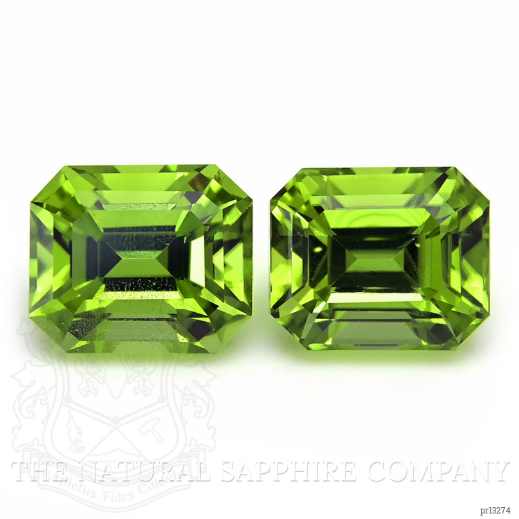 4.51 Ct.Tw. Peridot Pair from Pakistan