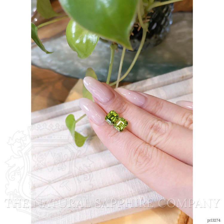 4.51 Ct.Tw. Peridot Pair from Pakistan
