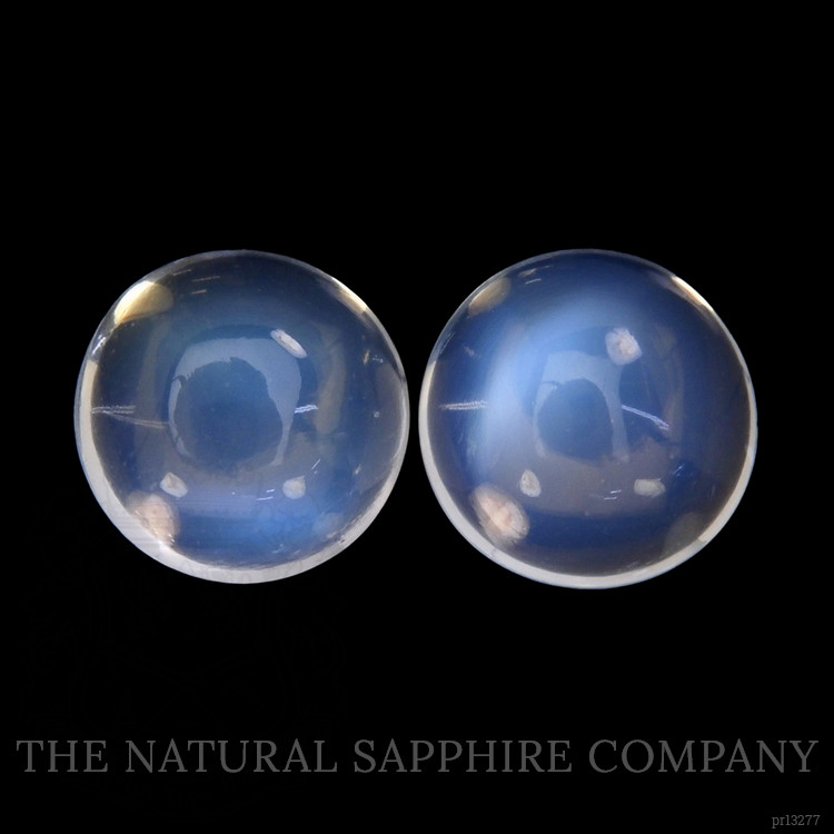 4.64 Ct.Tw. Cabochon Moonstone Pair from Madagascar