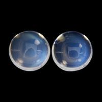 4.78 Ct.Tw.Total Carat Weight Cabochon Moonstone Pair from Madagascar Video