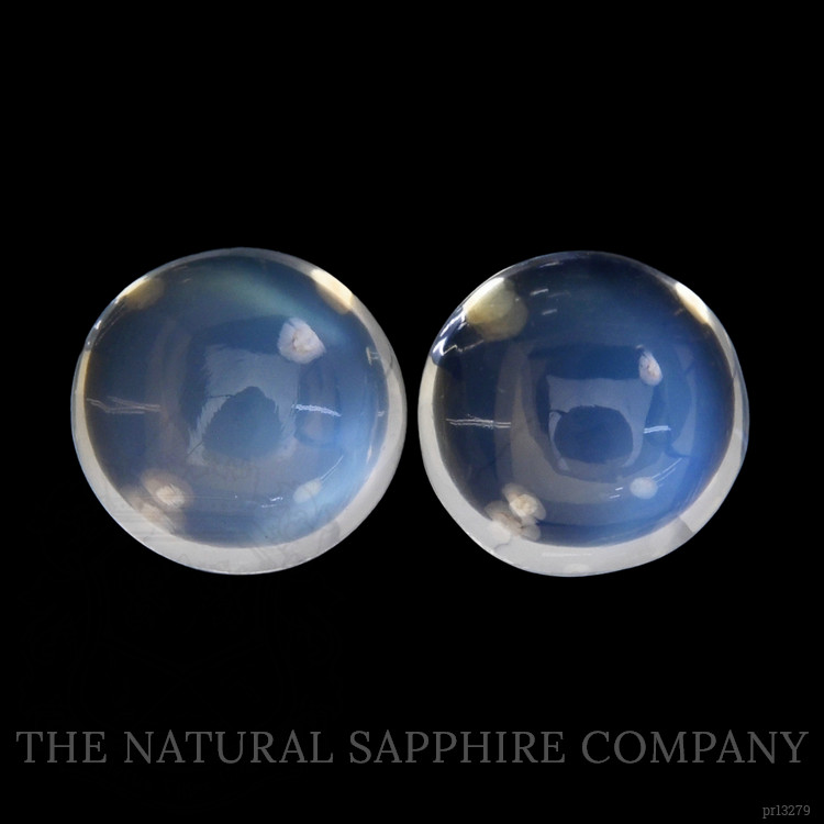 4.78 Ct.Tw. Cabochon Moonstone Pair from Madagascar