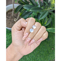 4.78&nbsp;Ct.Tw.Total Carat Weight Cabochon Moonstone Pair from Madagascar Life Style