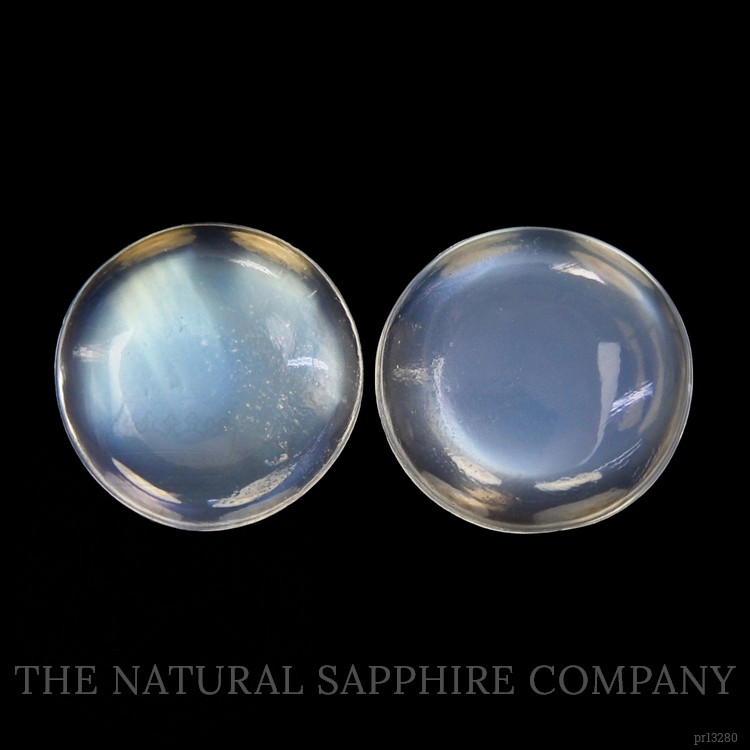 3.09 Ct.Tw. Cabochon Moonstone Pair from Madagascar