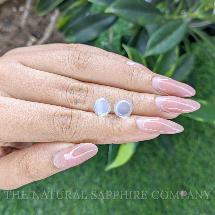 3.09 Ct.Tw. Cabochon Moonstone Pair from Madagascar