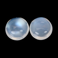 5.42 Ct.Tw.Total Carat Weight Cabochon Moonstone Pair from Madagascar Video