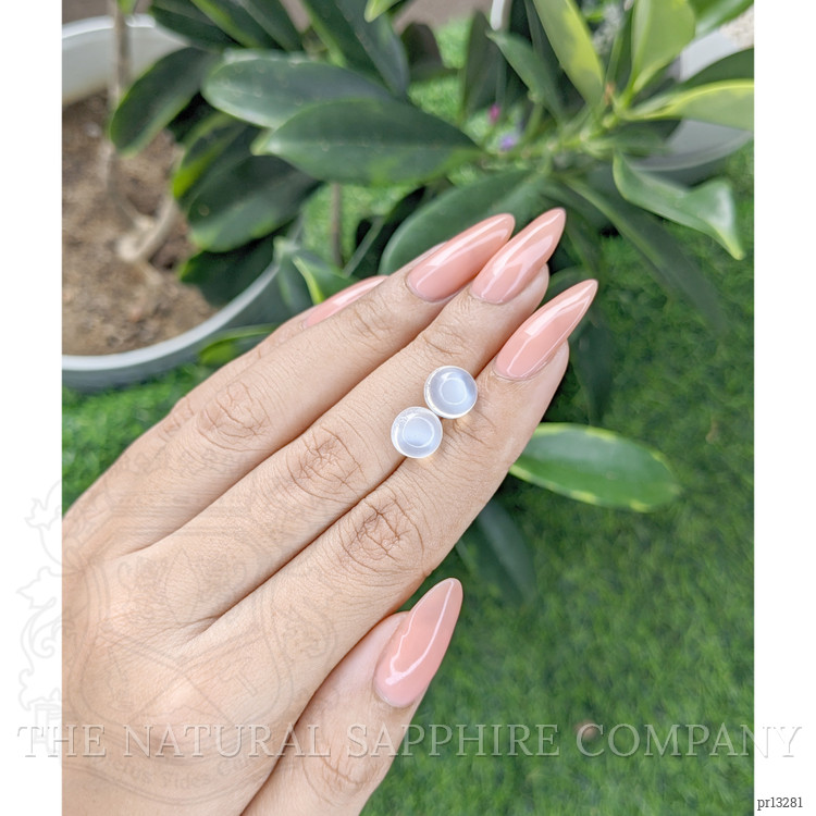 5.42 Ct.Tw. Cabochon Moonstone Pair from Madagascar