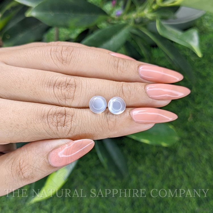 3.30 Ct.Tw. Cabochon Moonstone Pair from Madagascar