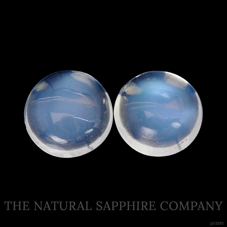3.82 Ct.Tw. Cabochon Moonstone Pair from Madagascar