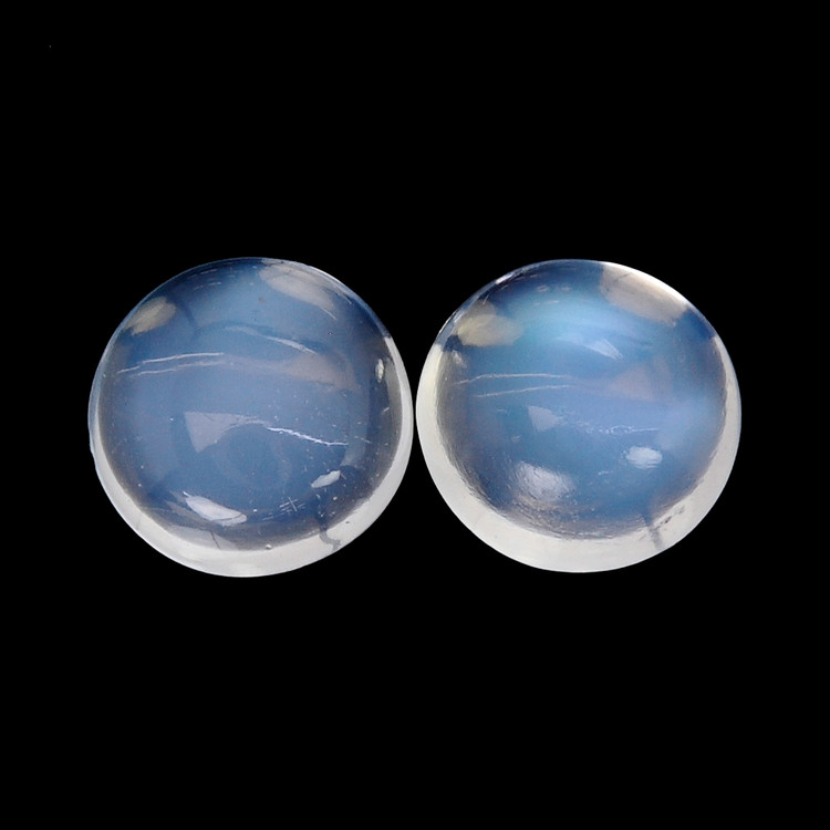 3.82 Ct.Tw. Cabochon Moonstone Pair from Madagascar