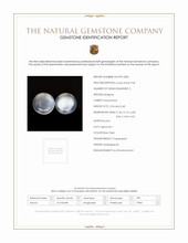 4.74 Ct.Tw.Total Carat Weight Blue Flash Cabochon Moonstone Pair from Madagascar Scan Report