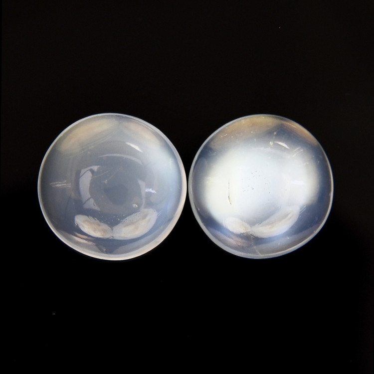 4.74 Ct.Tw. Cabochon Moonstone Pair from Madagascar